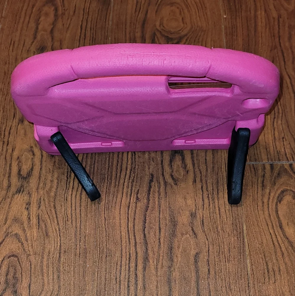 Pink standing tablet case